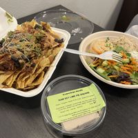 Nachos, key lime pie, and Mediterranean bowl  at Conscious Meals in Sedona