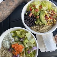 Mediterranean and Mexican Protein Bowl   at Conscious Meals in Sedona