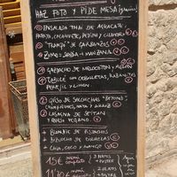 Menu dia 26 agosto 2020 at Plaer Natural in Mallorca