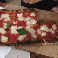 Vegan Margherita, delicious! at 3 Grains Pizza in Williamstown