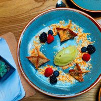 Dessert  at Plantasia in Mexico City