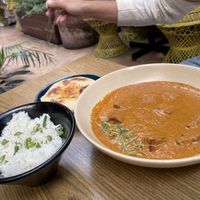 Paneer butter masala   at Plantasia in Mexico City