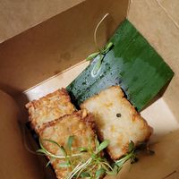 Spicy Ahi Rice Cake at Plantasia in Mexico City
