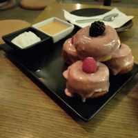 Taro donuts! at Plantasia in Mexico City