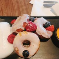 donas con crema batida  at Plantasia in Mexico City