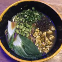 Spicy tofu kare ramen at Okami in Wroclaw