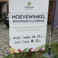 Openingstijden  at Bioboerderij Lincelam in Alveringem