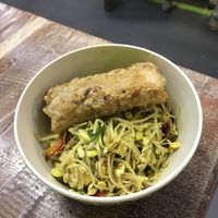 Nem and soybean sprouts  at Jagannath - Belorusskaya in Moscow