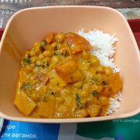 Рис с карри at Jagannath - Belorusskaya in Moscow