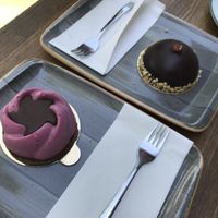 Vegan desserts   at Café Maran in Siofok