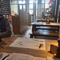 Seating at Mama Trattoria in Berlin