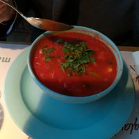 Tomato soup at Mama Trattoria - Am Sandtorkai in Hamburg