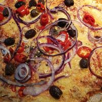 Pizza at Mama Trattoria - Am Sandtorkai in Hamburg