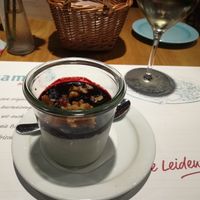 Vegan panna cotta at Mama Trattoria - Am Sandtorkai in Hamburg