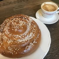 Hagabullen + cappuccino   at Cafe Husaren in Gothenburg