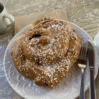 Giant kanelbullar   at Cafe Husaren in Gothenburg