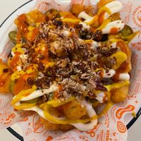 Loaded tots   at Neat Burger - Oxford Circus in London