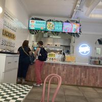 Counter order area   at Neat Burger - Oxford Circus in London
