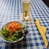 The salat came by in-between the starter and the main meal at Die Kartoffel in Ladenburg