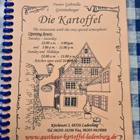 Very special atmosphere guaranteed at Die Kartoffel in Ladenburg