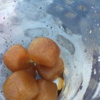 Ice coffee comes with coffee ice cubes! at Bread and Butter Kitchen in Annapolis