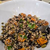 Quinoa, black beans and sweet potato at Bread and Butter Kitchen in Annapolis