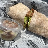 Buffalo chicken wrap  at Bread and Butter Kitchen in Annapolis