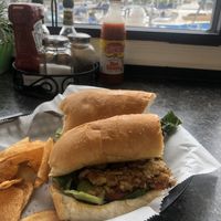 PlantFare chicken on a sub roll at Bread and Butter Kitchen in Annapolis
