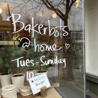 Storefront Window on Bloor  at Bakerbots Baking in Toronto