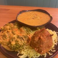 Hearty well portioned food  at Govindas in Burleigh Heads