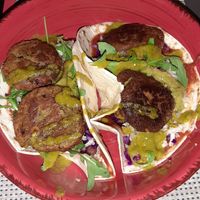 Veganer Falafel-Taco at Feelfood in Toulon