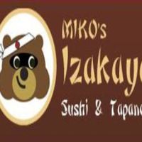 mikos sign/logo at Blue Sea Sushi and Izakaya in Las Vegas
