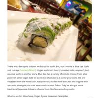 Voted as Las Vegas best vegetarian sushi restaurant!! at Blue Sea Sushi and Izakaya in Las Vegas