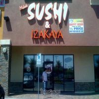 Ed Miller in front of Miko's at Blue Sea Sushi and Izakaya in Las Vegas