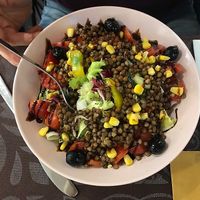 Delicious lentil salad   at Just Made - Fatto mo mò in Sorrento