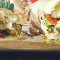 Vegan burger panini at Just Made - Fatto mo mò in Sorrento