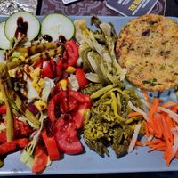 The vegan burger plate. Amazing. at Just Made - Fatto mo mò in Sorrento