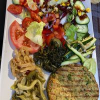 Vegan burger salad  at Just Made - Fatto mo mò in Sorrento