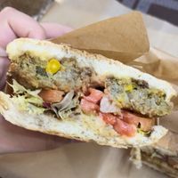 Vegan burger panini   at Just Made - Fatto mo mò in Sorrento