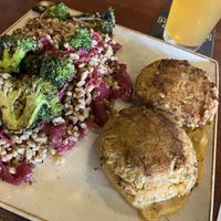 Vegan Crab Cakes  at Liquid Assets in Ocean City