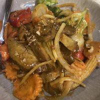 Vegan duck stir fried   at Thai Riffic in Randwick