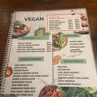 Menu on 17/04/2023  at Thai Riffic in Randwick