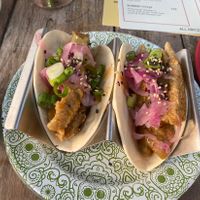 Vegan chicken taco  at Lola Taqueria in Palm Beach