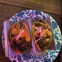 Brussel Sprout taco  at Lola Taqueria in Palm Beach