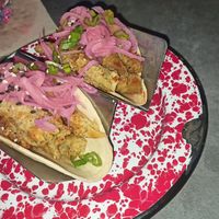 Vegan No Chicken taco (with seitan) at Lola Taqueria in Palm Beach