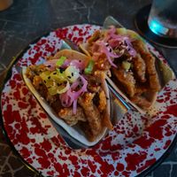 Chicken tacos at Lola Taqueria in Palm Beach