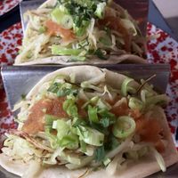 Vegan taccos   at Lola Taqueria in Palm Beach