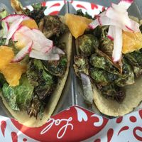BRUSSEL sprouts  at Lola Taqueria in Palm Beach