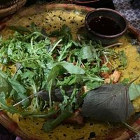 Pancake with crispy tofu  at Soy in Munich