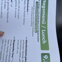 Lunch offer  at Soy in Munich